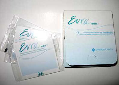 birth control patch evra