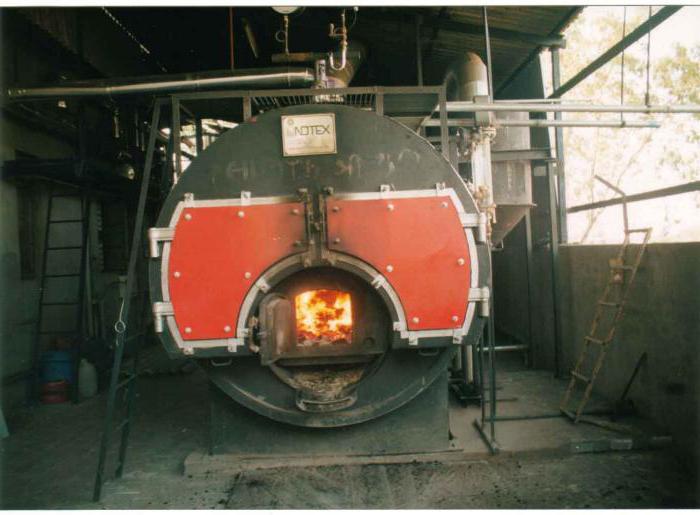 caldeira de vapor industrial