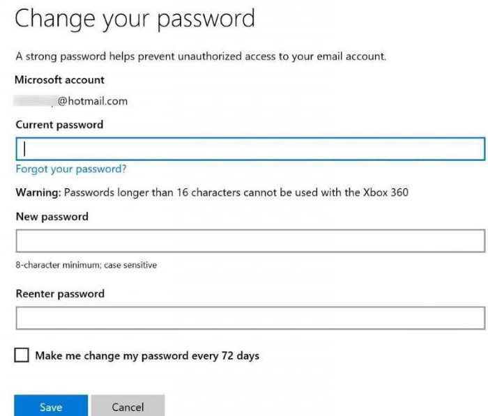 how to change Microsoft account on Lumia