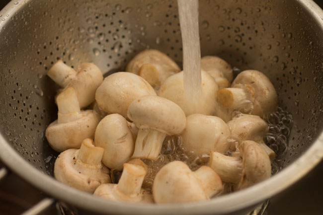 Dishes with mushrooms