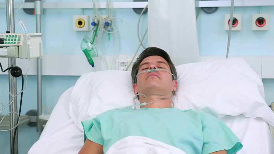 un paciente en estado de coma