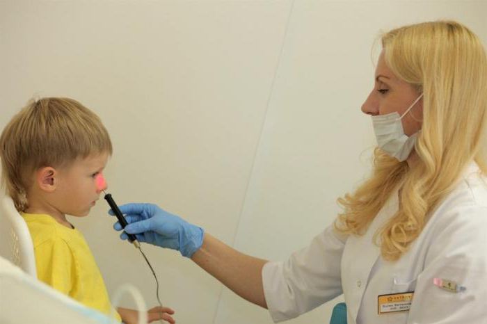 Laser die Behandlung von Polypen bei Kindern in Moskau