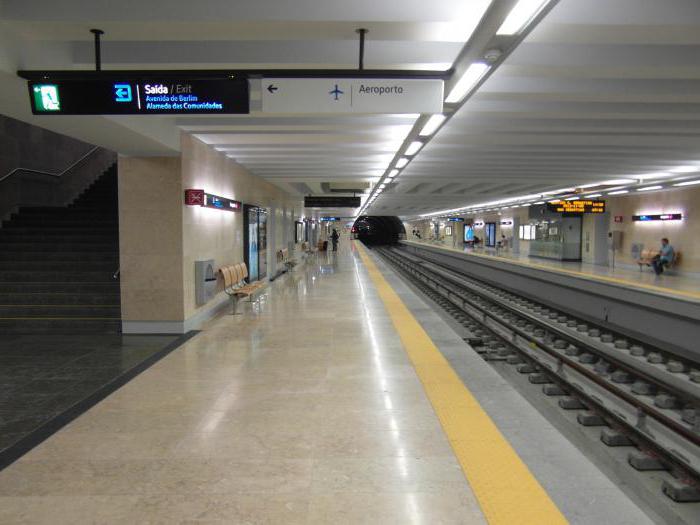 interessante U-Bahn-Station von Lissabon