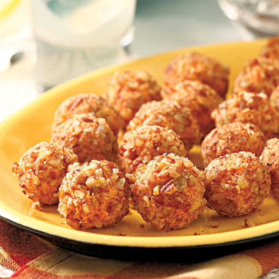 balls of cheese and cottage cheese