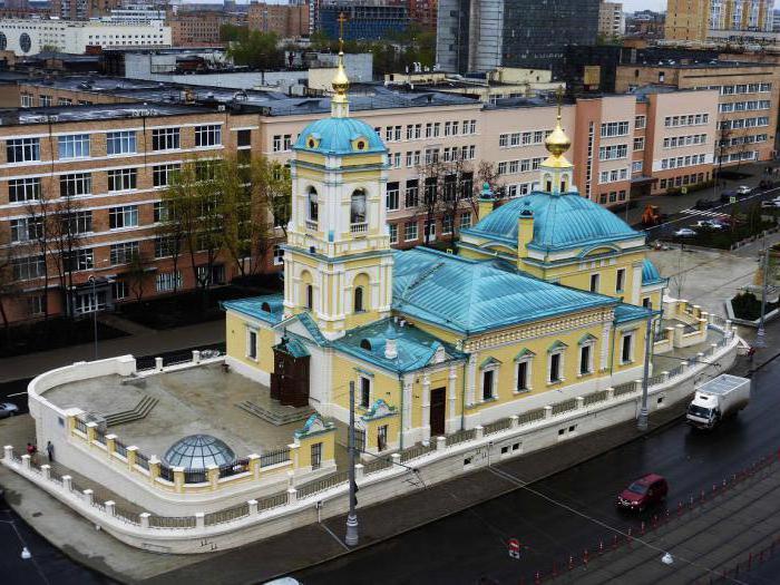 Church of the Transfiguration on preobazhensky square