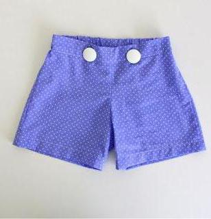 pattern women's shorts with elastic