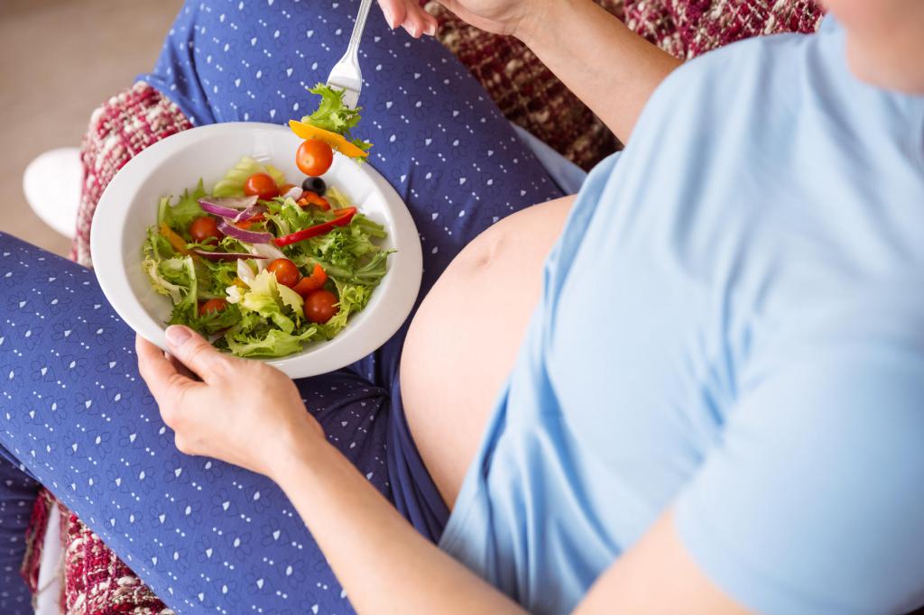 la alimentación de la embarazada
