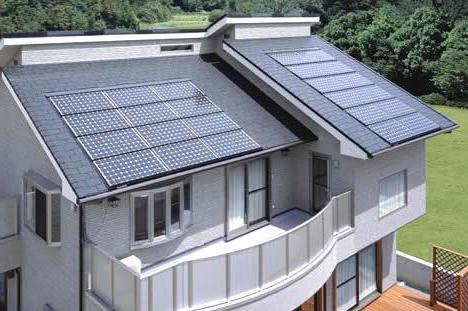 la planta de energía solar para el hogar