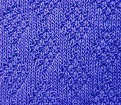 knitting pattern of rhombuses