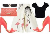 What to wear with coral shoes? The combination of coral colors in clothing