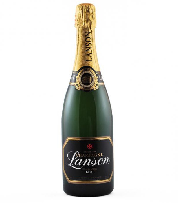 Lanson black champagne