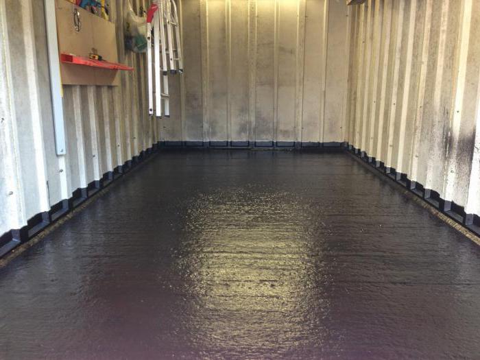 наливна підлога для гаража своїми руками
