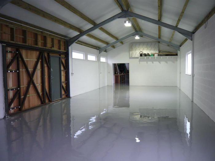 наливна підлога для гаража відгуки