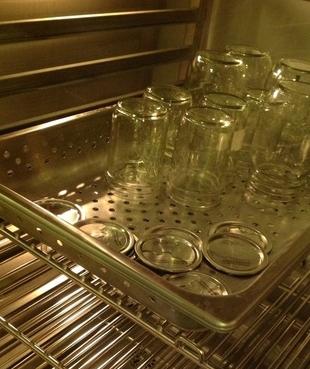 cómo esterilizar los frascos en el horno
