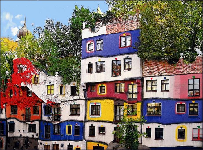 Hundertwasser house Vienna