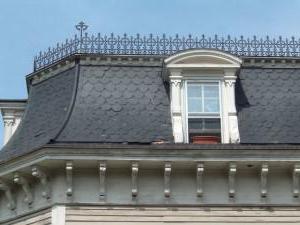 las tejados de las casas privadas