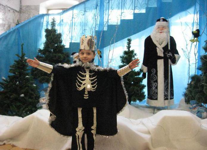 Weihnachts-Kostüm Gerippe