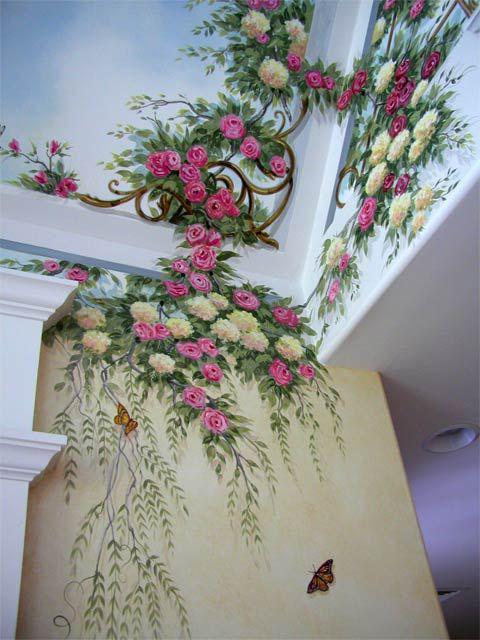 ręczne malowanie sufitu