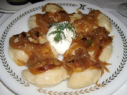 dumplings with potatoes and cabbage