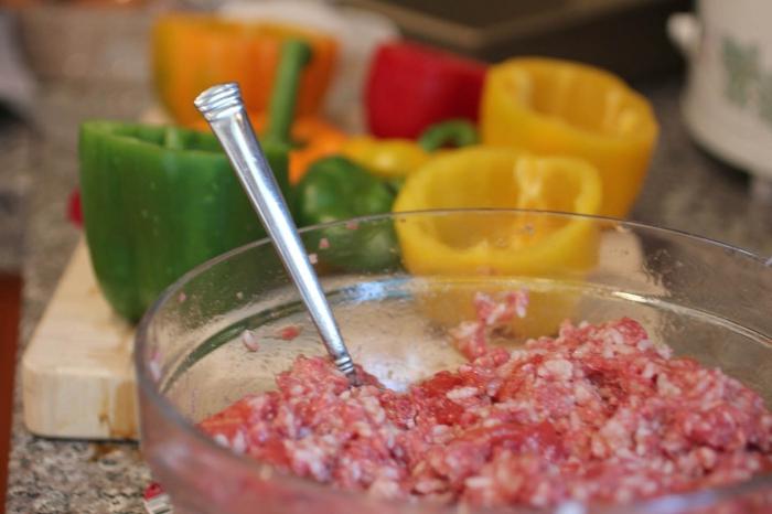 how long to cook stuffed peppers