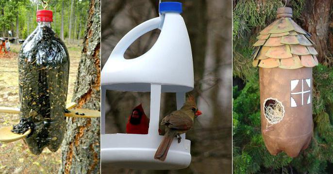 how to make a birdhouse out of a bottle
