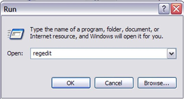 remover o banner através do registo do windows 7