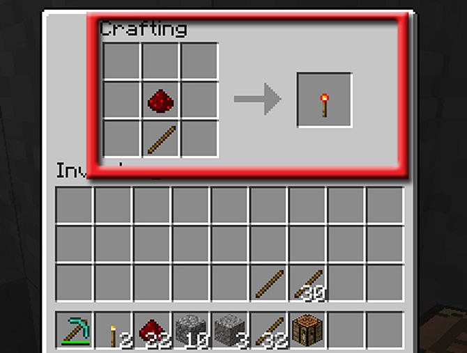 recipes minecraft how to make a torch