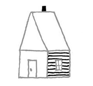 how to draw beautiful house