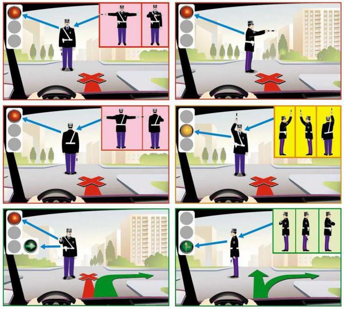 rules of the road directing traffic