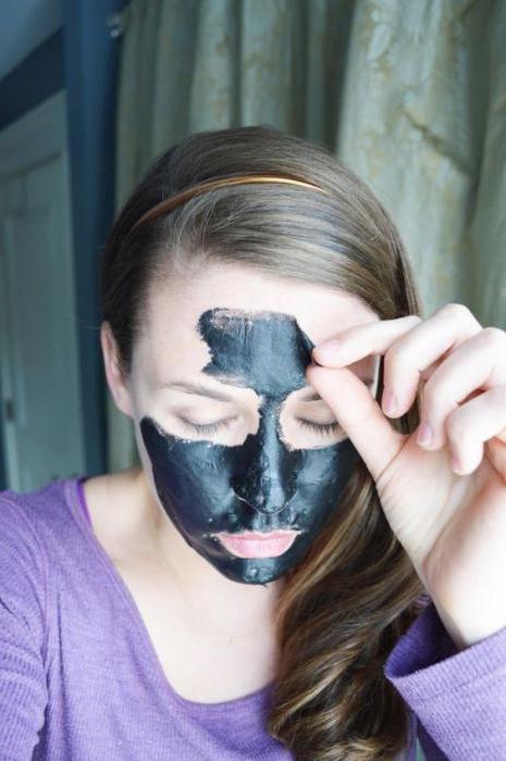 black face mask in the home