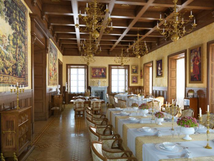 the manor house of the Vankovich's house restaurant
