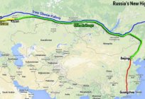 High-Speed-Eisenbahn Moskau-Peking: Aufbau, Diagramm, Projekt und Lage auf der Karte
