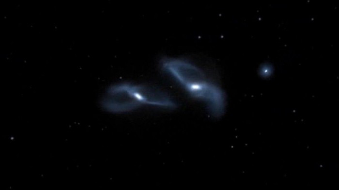 galáxia de Andrômeda colisão