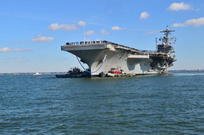 the us aircraft carrier George Bush