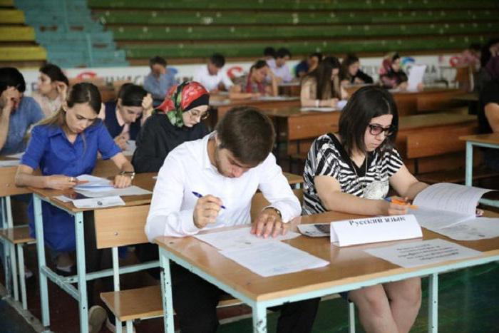 Dagestan Staatliche pädagogische Universität Fakultäten