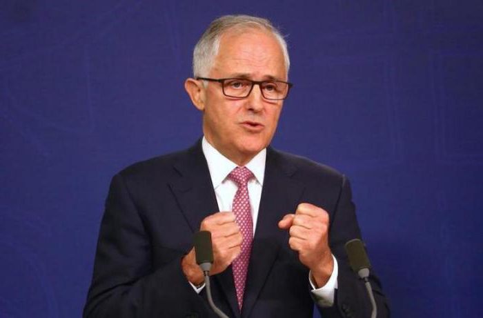 el primer ministro de australia