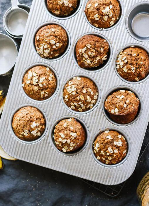 muffins de plátano con receta con fotos paso a paso