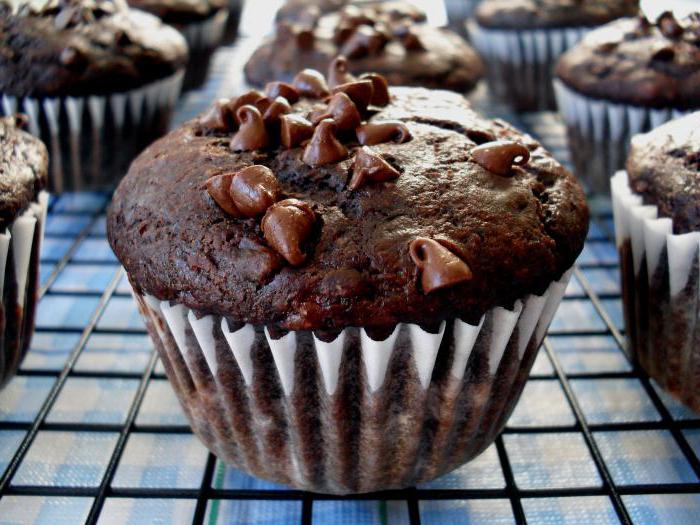 muffins de chocolate con plátano receta