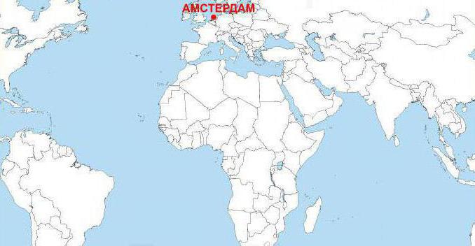 أمستردام خريطة
