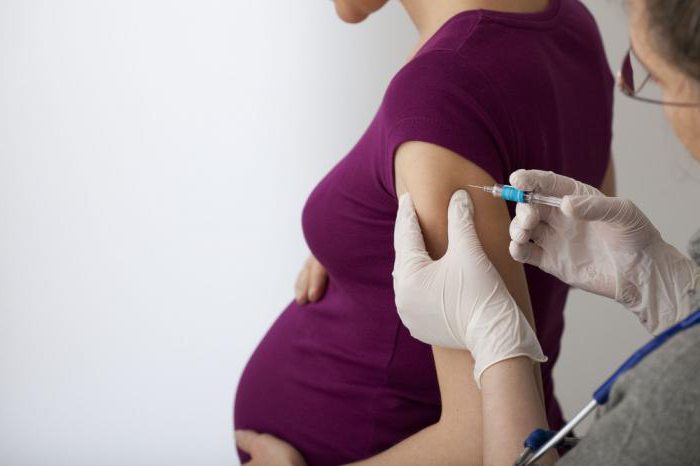 ob die schwangere gegen Grippe geimpft werden