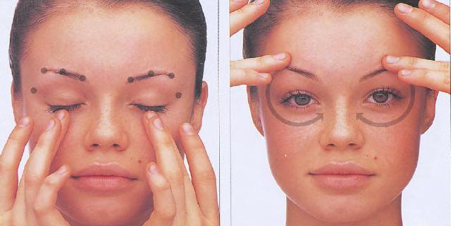 العلاج بالإبر تدليك الوجه