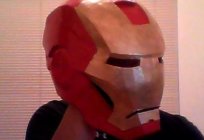 Children's carnival mask: iron man