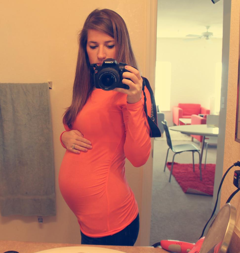 barriga em 29 de semana de gravidez