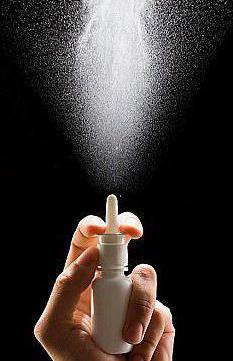 spray de resfriados e congestão nasal lista