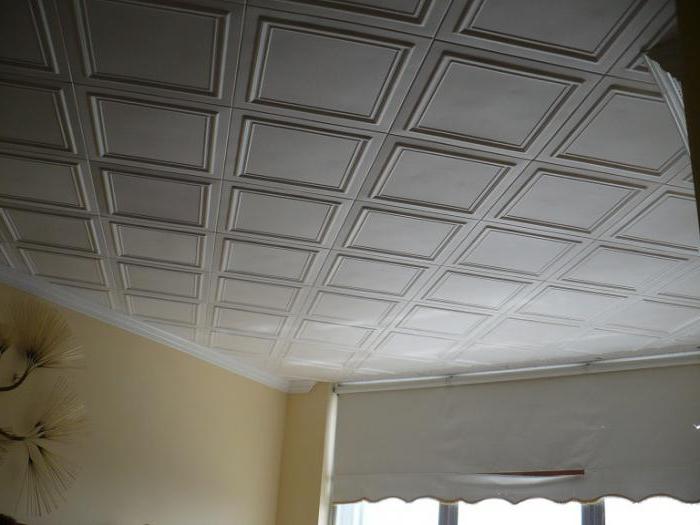 ceiling tiles Styrofoam