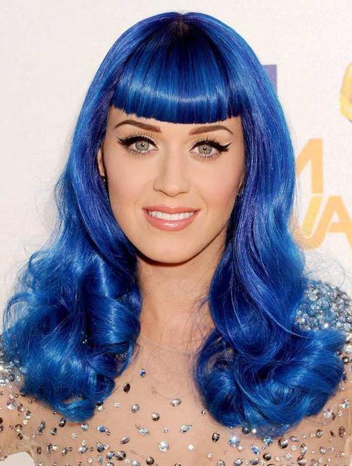 girl with blue hair