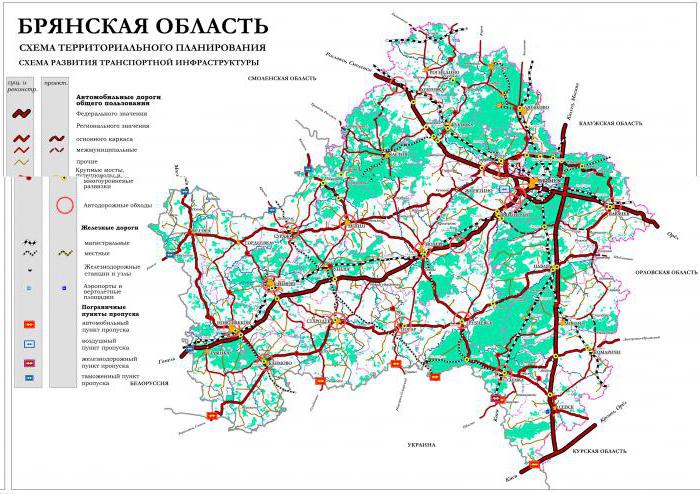 área de briansk população