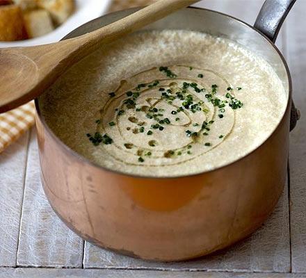 Rezept-Suppe mit Pilzen