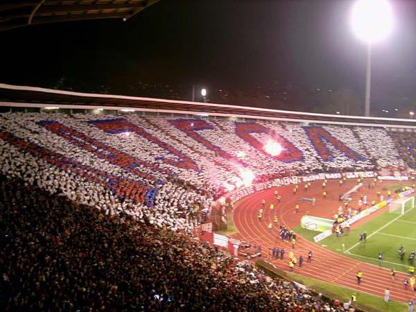 Foto des Stadions Roter Stern Belgrad