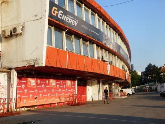 die Kapazität des Stadions Crvena Zvezda